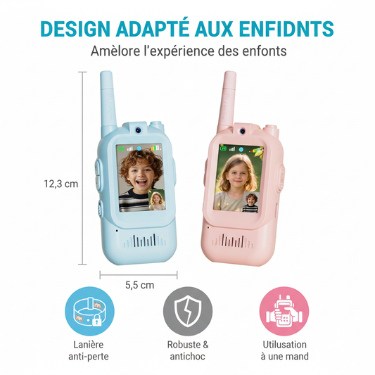 Jouet de Communication Sécurisé, Robuste et Facile à Utiliser