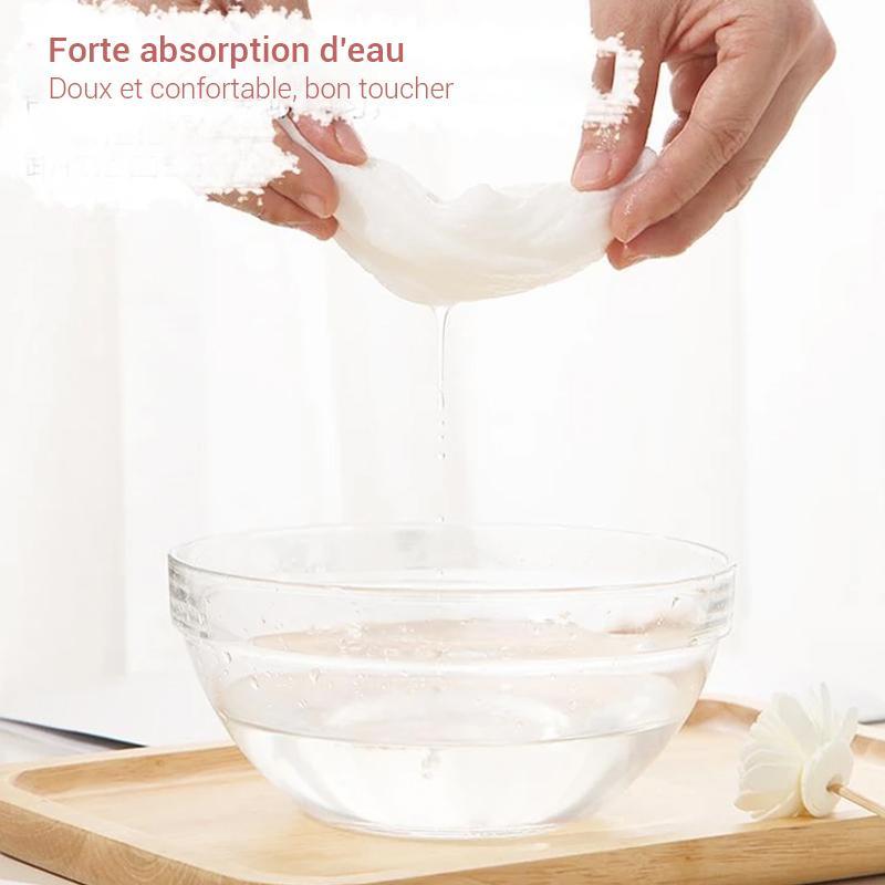 Serviette de Compression Jetable en Coton