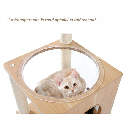 POTEAU À CHAT - BOIS BEIGE