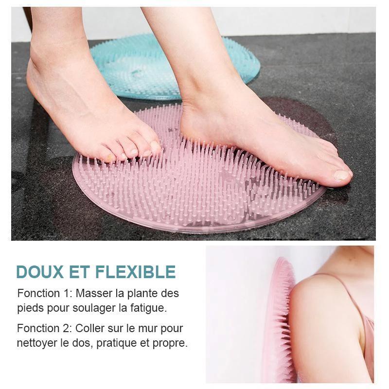 Tapis de Massage Antidérapant en Silicone pour Salle de Bain